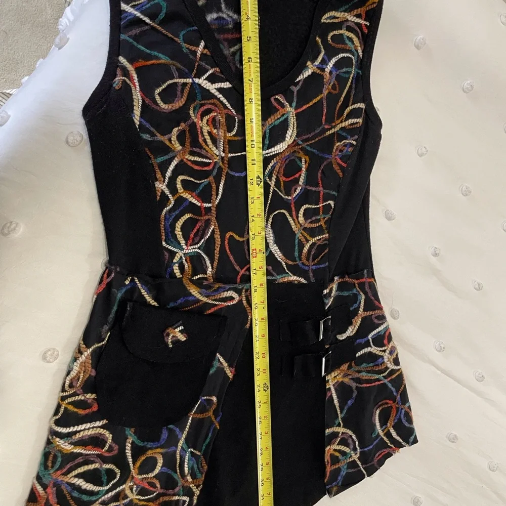 Multicolor Embroidered Mini Dress - Picture 5 of 10